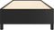 vidaXL - Bedframe - kunstleer - zwart - 100x200 - cm