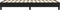 vidaXL - Bedframe - kunstleer - zwart - 100x200 - cm