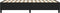 vidaXL - Bedframe - kunstleer - zwart - 100x200 - cm
