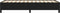 vidaXL - Bedframe - kunstleer - zwart - 100x200 - cm