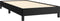 vidaXL - Bedframe - kunstleer - zwart - 100x200 - cm
