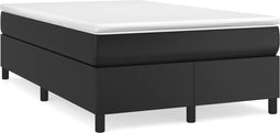 vidaXL - Bedframe - kunstleer - zwart - 120x200 - cm