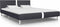 vidaXL - Bedframe - kunstleer - zwart - 120x200 - cm