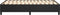 vidaXL - Bedframe - kunstleer - zwart - 120x200 - cm
