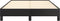vidaXL - Bedframe - kunstleer - zwart - 120x200 - cm