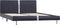 vidaXL - Bedframe - kunstleer - zwart - 120x200 - cm