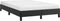 vidaXL - Bedframe - kunstleer - zwart - 120x200 - cm