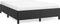 vidaXL - Bedframe - kunstleer - zwart - 140x190 - cm