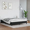 vidaXL - Bedframe - kunstleer - zwart - 140x190 - cm