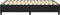 vidaXL - Bedframe - kunstleer - zwart - 140x190 - cm