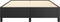 vidaXL - Bedframe - kunstleer - zwart - 140x190 - cm