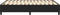 vidaXL - Bedframe - kunstleer - zwart - 140x190 - cm