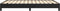 vidaXL - Bedframe - kunstleer - zwart - 140x190 - cm