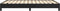 vidaXL - Bedframe - kunstleer - zwart - 140x190 - cm