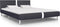 vidaXL - Bedframe - kunstleer - zwart - 140x200 - cm