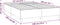 vidaXL - Bedframe - kunstleer - zwart - 140x200 - cm