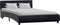 vidaXL - Bedframe - kunstleer - zwart - 140x200 - cm