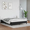 vidaXL - Bedframe - kunstleer - zwart - 140x200 - cm