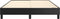 vidaXL - Bedframe - kunstleer - zwart - 140x200 - cm
