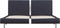 vidaXL - Bedframe - kunstleer - zwart - 140x200 - cm