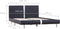 vidaXL - Bedframe - kunstleer - zwart - 140x200 - cm