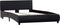 vidaXL - Bedframe - kunstleer - zwart - 140x200 - cm