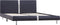 vidaXL - Bedframe - kunstleer - zwart - 140x200 - cm