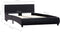 vidaXL - Bedframe - kunstleer - zwart - 140x200 - cm
