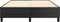 vidaXL - Bedframe - kunstleer - zwart - 140x200 - cm