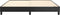 vidaXL - Bedframe - kunstleer - zwart - 160x200 - cm