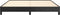 vidaXL - Bedframe - kunstleer - zwart - 160x200 - cm