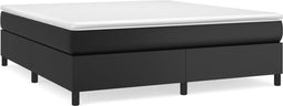 vidaXL - Bedframe - kunstleer - zwart - 180x200 - cm