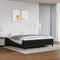 vidaXL - Bedframe - kunstleer - zwart - 180x200 - cm