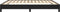 vidaXL - Bedframe - kunstleer - zwart - 180x200 - cm