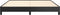 vidaXL - Bedframe - kunstleer - zwart - 180x200 - cm