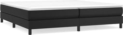 vidaXL - Bedframe - kunstleer - zwart - 200x200 - cm