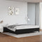 vidaXL - Bedframe - kunstleer - zwart - 200x200 - cm