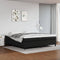 vidaXL - Bedframe - kunstleer - zwart - 200x200 - cm