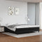 vidaXL - Bedframe - kunstleer - zwart - 200x200 - cm