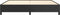 vidaXL - Bedframe - kunstleer - zwart - 200x200 - cm