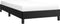 vidaXL - Bedframe - kunstleer - zwart - 80x200 - cm