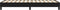 vidaXL - Bedframe - kunstleer - zwart - 80x200 - cm