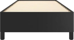 vidaXL - Bedframe - kunstleer - zwart - 90x190 - cm