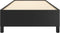 vidaXL - Bedframe - kunstleer - zwart - 90x190 - cm
