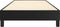 vidaXL - Bedframe - kunstleer - zwart - 90x190 - cm