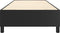 vidaXL - Bedframe - kunstleer - zwart - 90x190 - cm