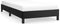 vidaXL - Bedframe - kunstleer - zwart - 90x200 - cm