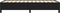 vidaXL - Bedframe - kunstleer - zwart - 90x200 - cm