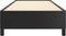vidaXL - Bedframe - kunstleer - zwart - 90x200 - cm