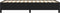 vidaXL - Bedframe - kunstleer - zwart - 90x200 - cm
